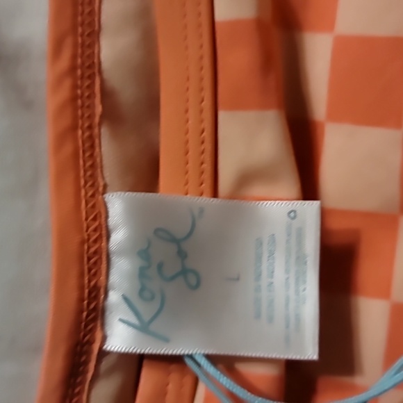 NWT MEDIUM COVERAGE HIPSTER swim bathing suit bottom sherbert orange - Picture 3 of 7